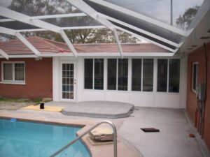 Sunroom - inside pool cage