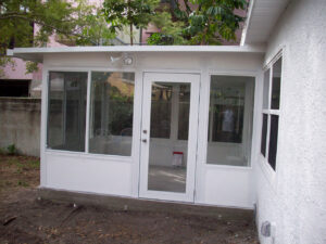 St Petersburg Sunroom and concrete