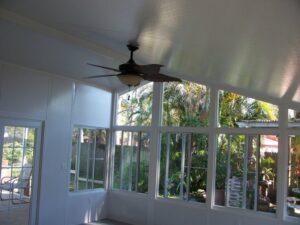 Sunroom - inside fan beam Clearwater Acrylic Windows